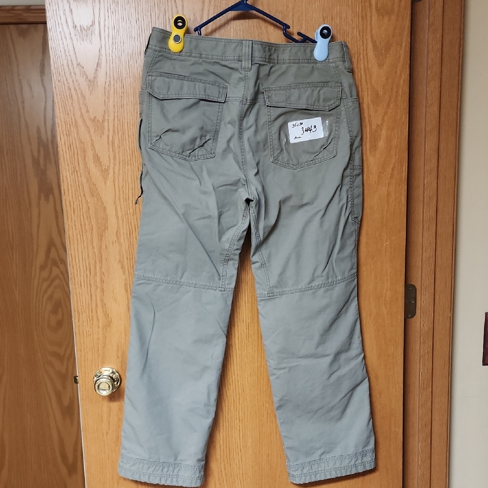 L.L.Bean Light Brown Utility Cargo Pants 35x30 number 3443